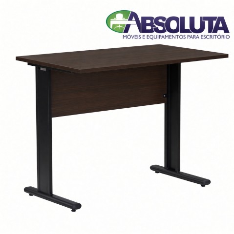 MESA AUXILIAR MED. 0,90 X 0,50 COR TABACO / PRETO